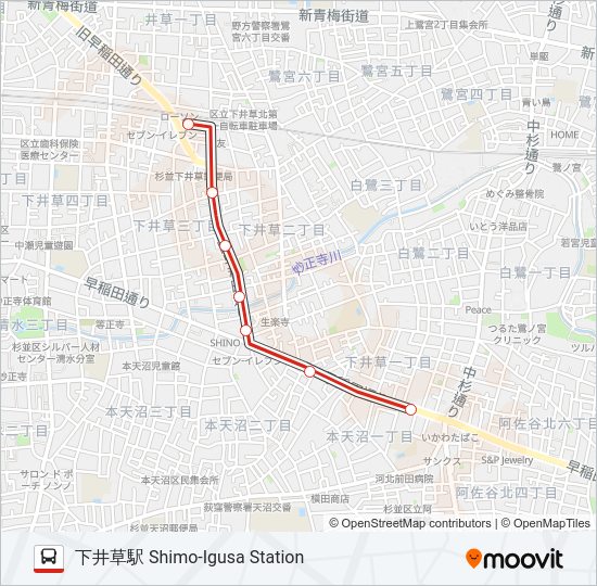 阿50-2  Line Map