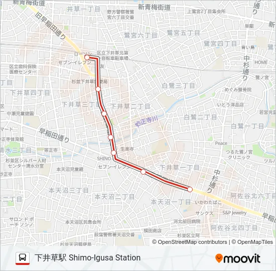 阿50-2  Line Map
