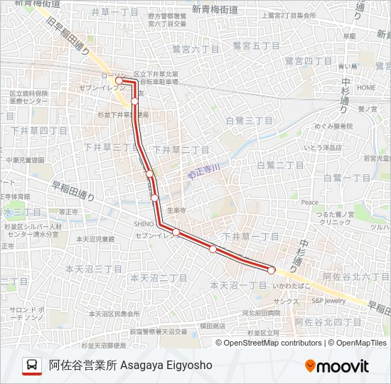 阿50-2  Line Map