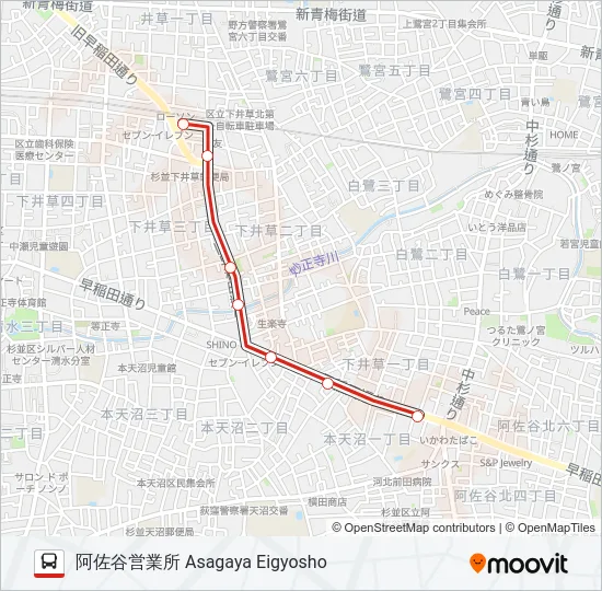 阿50-2 の路線図