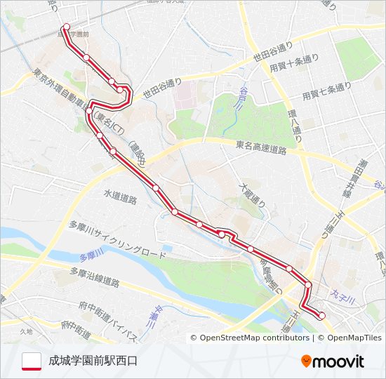玉07 bus Line Map