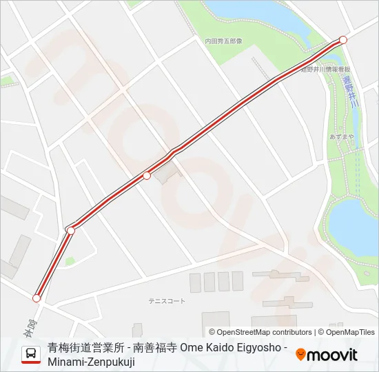 荻36-2 の路線図