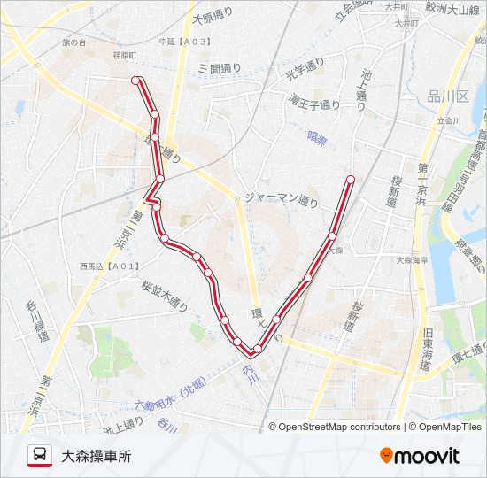 森02 bus Line Map