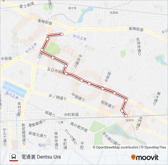 吉52  Line Map