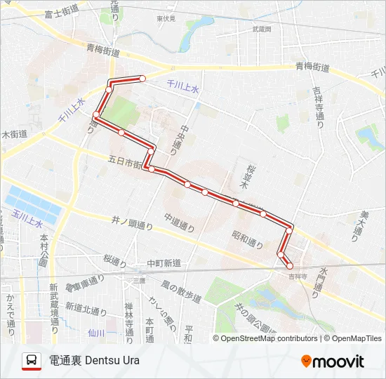 吉52 の路線図