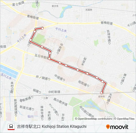 吉52  Line Map