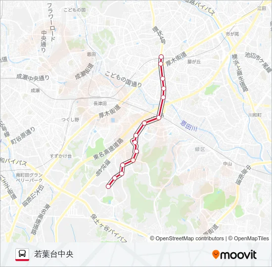 青23 の路線図