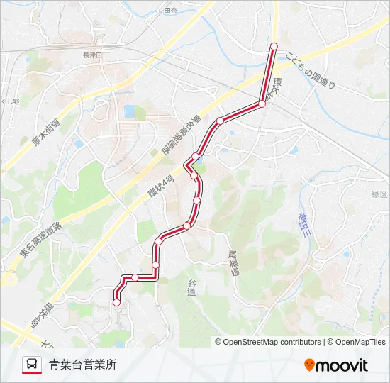 青23  Line Map