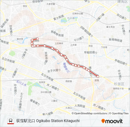 荻32  Line Map