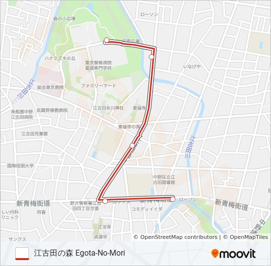 中27-2 bus Line Map