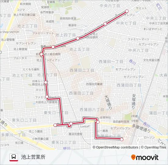 井03 の路線図