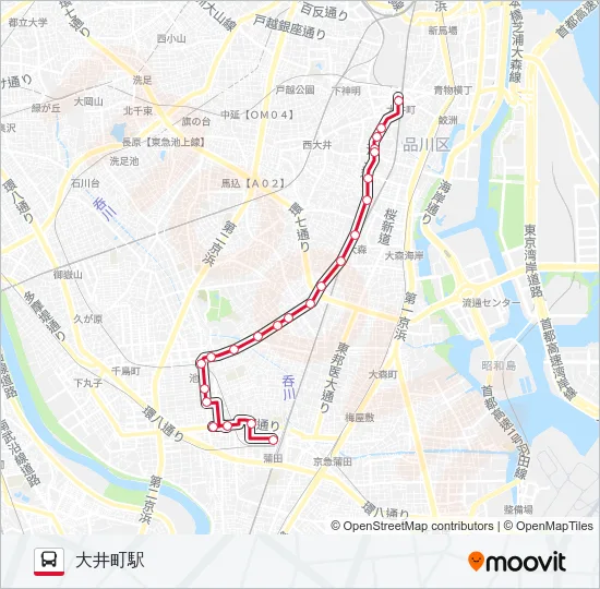 井03 の路線図