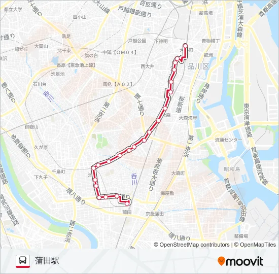 井03 の路線図