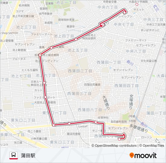 井03 バスの路線図
