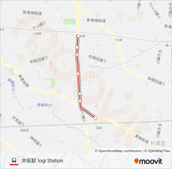 荻12  Line Map