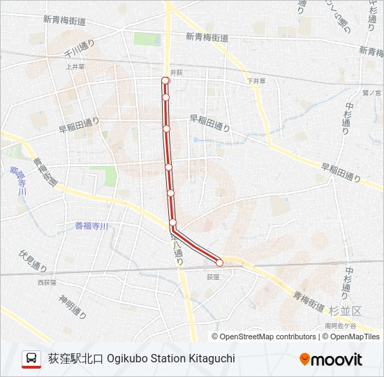 荻12  Line Map