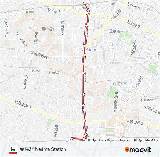 高10 bus Line Map