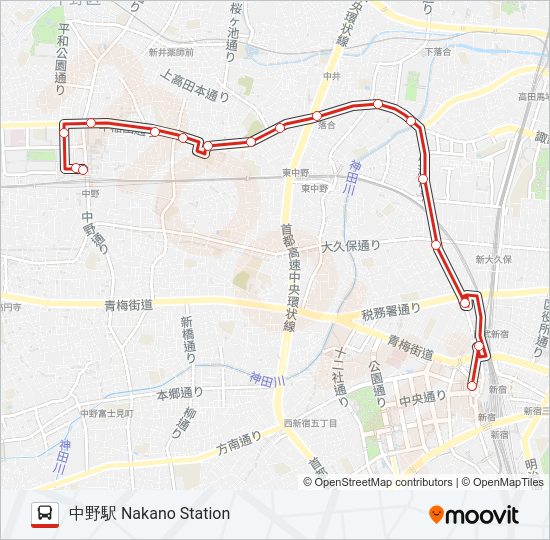 宿08  Line Map