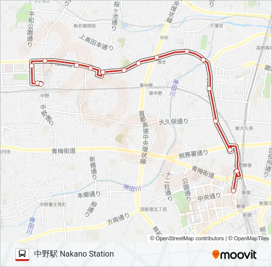 宿08  Line Map