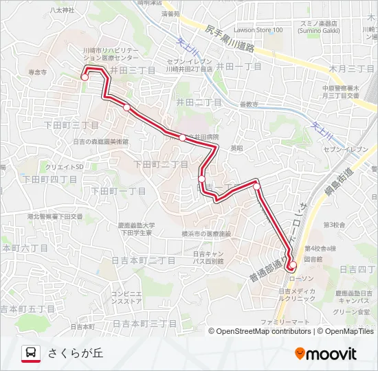 日23 の路線図