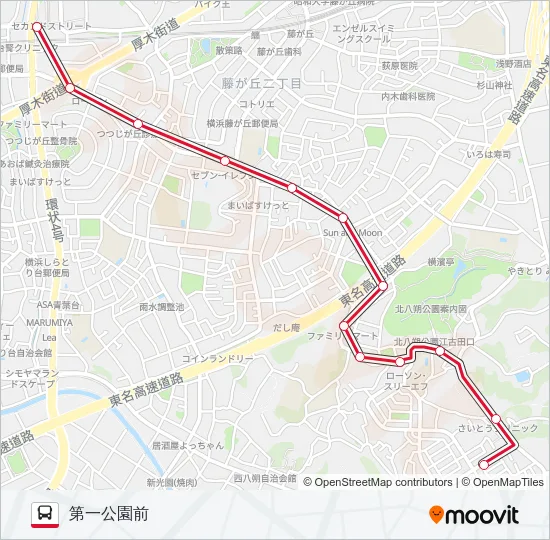 青82  Line Map