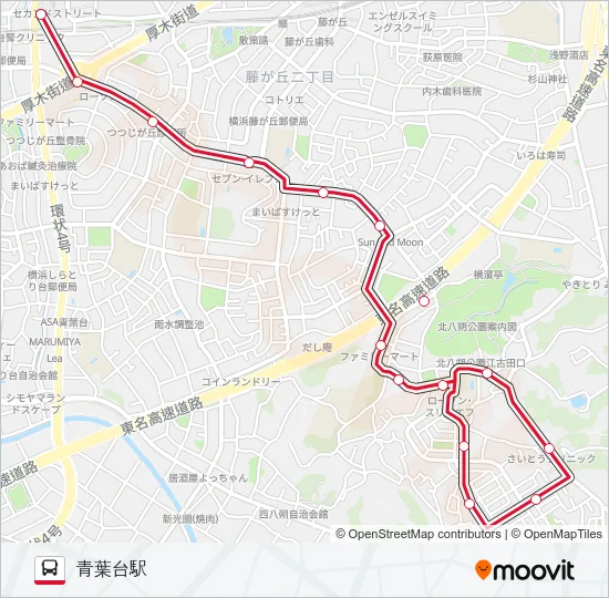 青82  Line Map