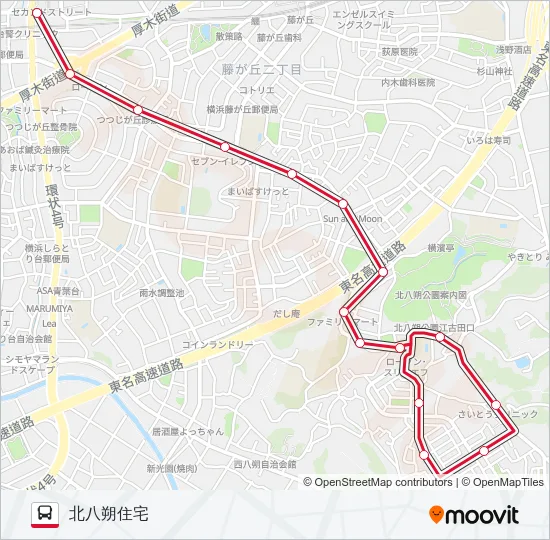 青82  Line Map