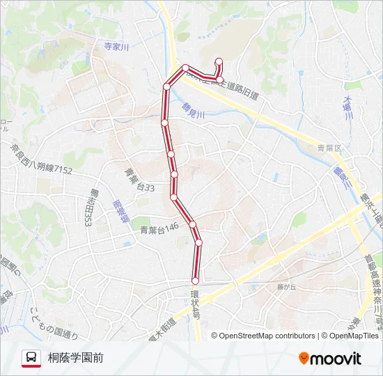 青28  Line Map