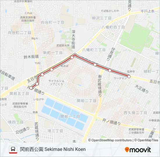 柳10-1  Line Map