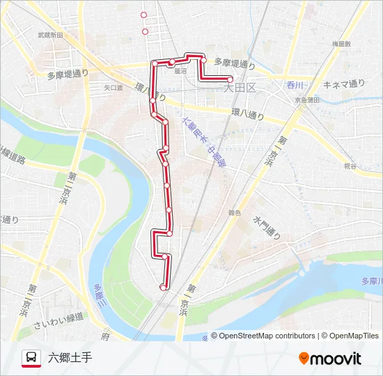 蒲01  Line Map