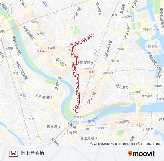蒲01  Line Map