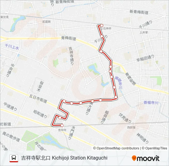 吉81 の路線図