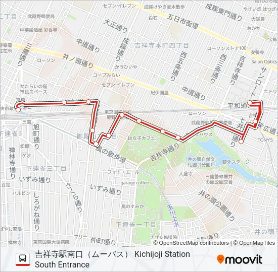 6号 の路線図