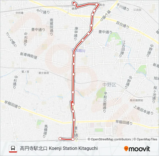 高60 の路線図