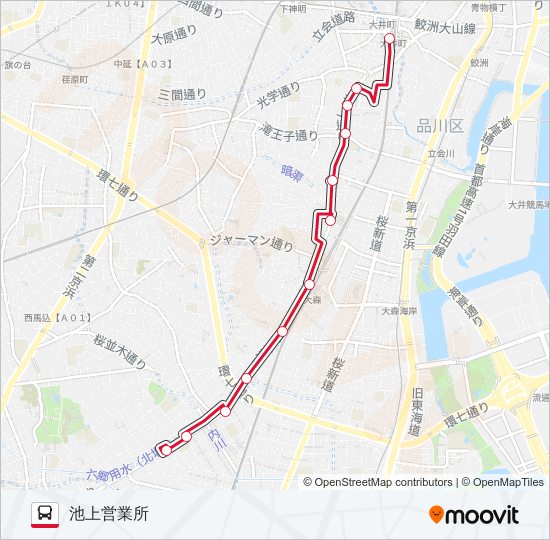 井09 bus Line Map