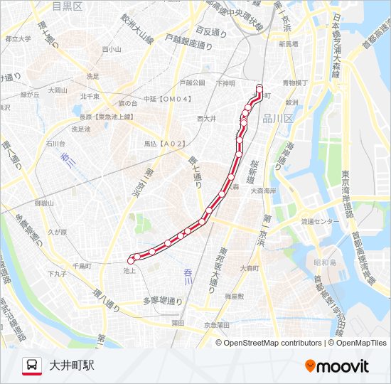 井09 バスの路線図