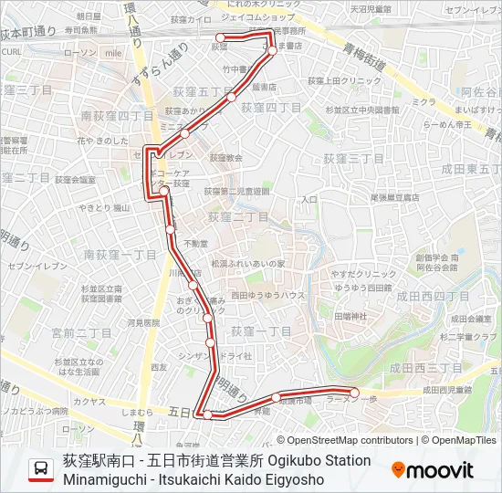 荻53  Line Map