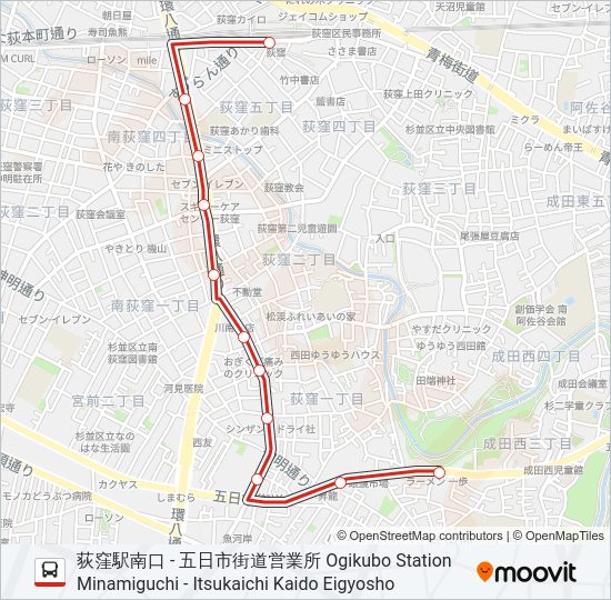荻53  Line Map