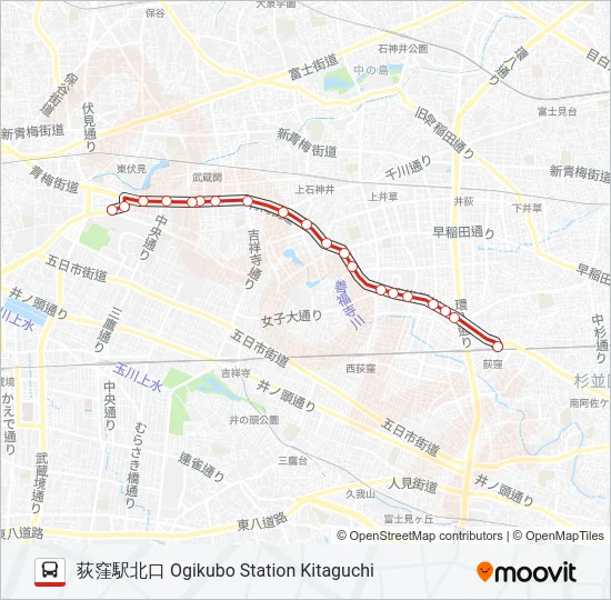 荻33  Line Map