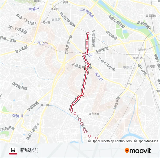 城01 の路線図