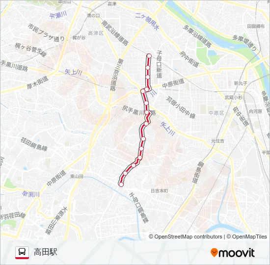 城01 の路線図
