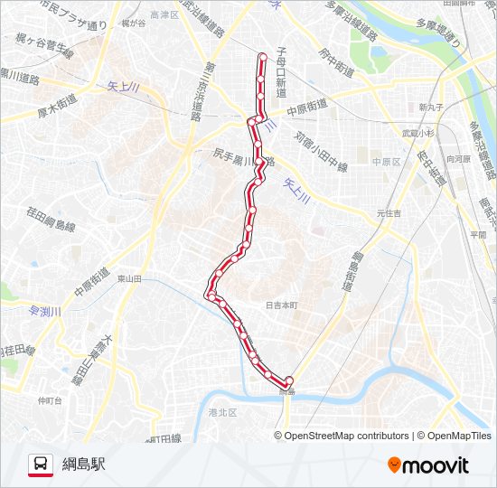 城01 bus Line Map