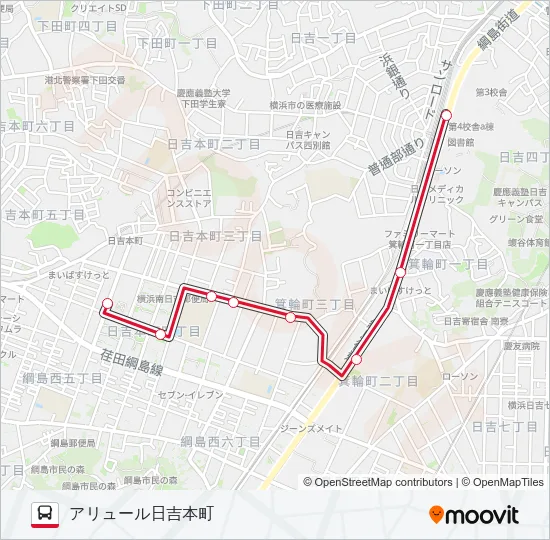 日51 の路線図