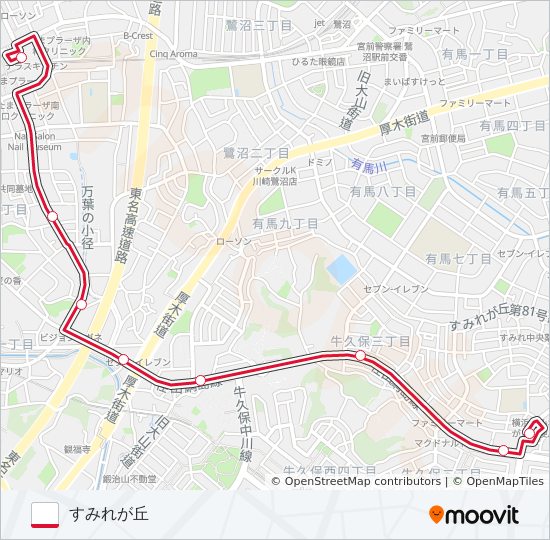 た94 bus Line Map