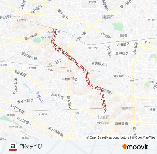 阿50  Line Map