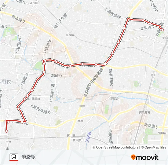 池11 の路線図