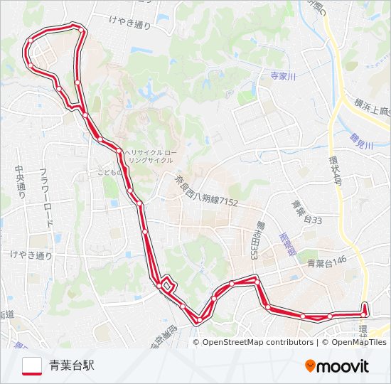 青56 bus Line Map
