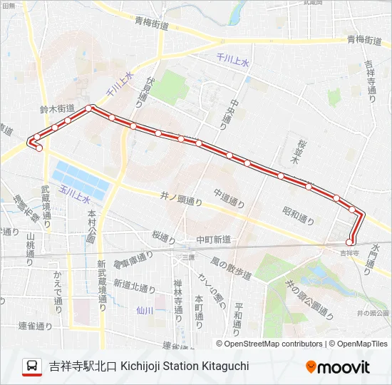 吉74 の路線図