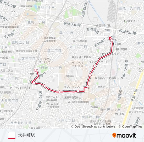 井05 bus Line Map