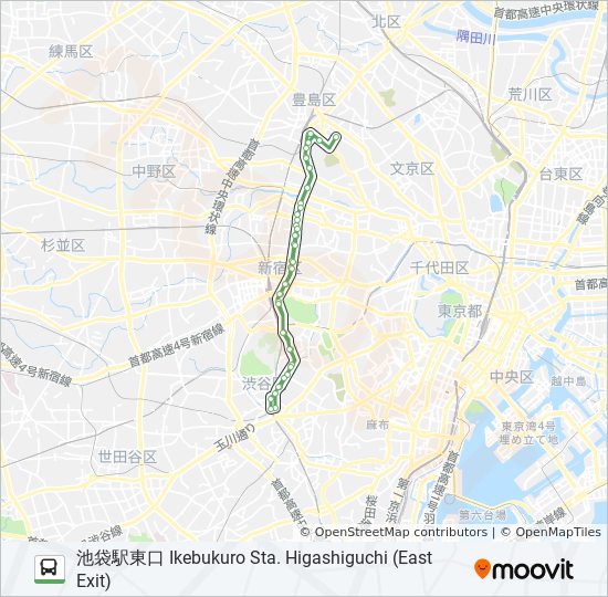 池86 Route Schedules Stops Maps 池袋駅東口 Ikebukuro Sta Higashiguchi East Exit Updated